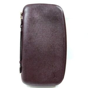 Louis Vuitton Taiga Leather Brown Organizer Wallet